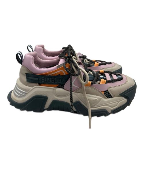 STEVE MADDEN（スティーブマデン）Steve Madden (スティーブマデン) ボリュームソールダブルレースアップスニーカー マルチカラー サイズ:8Mの古着・服飾アイテム