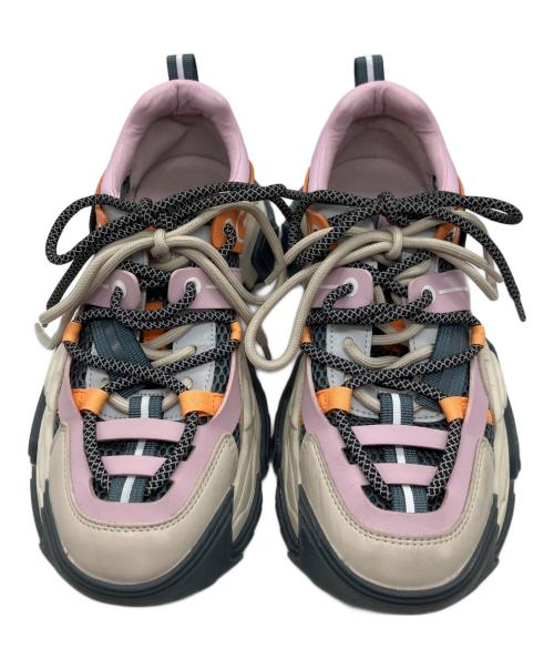 STEVE MADDEN（スティーブマデン）Steve Madden (スティーブマデン) ボリュームソールダブルレースアップスニーカー マルチカラー サイズ:8Mの古着・服飾アイテム