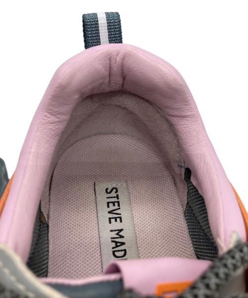 STEVE MADDEN（スティーブマデン）Steve Madden (スティーブマデン) ボリュームソールダブルレースアップスニーカー マルチカラー サイズ:8Mの古着・服飾アイテム