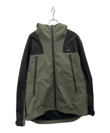 ragged mountain（ラギットマウンテン）の古着「シェルジャケット」｜グリーン×ブラック
