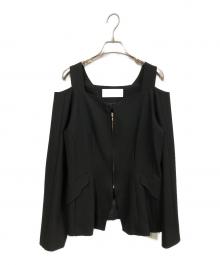 MURRAL（ミューラル）の古着「Melt off shoulder jacket」｜ブラック