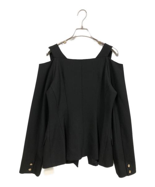 MURRAL（ミューラル）MURRAL (ミューラル) Melt off shoulder jacket ブラック サイズ:2の古着・服飾アイテム
