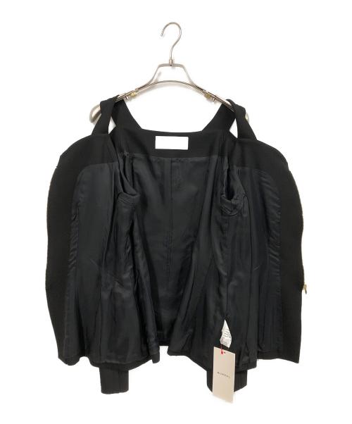 MURRAL（ミューラル）MURRAL (ミューラル) Melt off shoulder jacket ブラック サイズ:2の古着・服飾アイテム