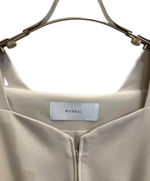 MURRAL（ミューラル）MURRAL (ミューラル) Melt off shoulder jacket ベージュ サイズ:2の古着・服飾アイテム