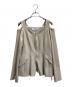 MURRAL（ミューラル）の古着「Melt off shoulder jacket」｜ベージュ