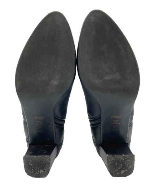 DIANA（ダイアナ）DIANA (ダイアナ) キルティングショートブーツ ブラック サイズ:24の古着・服飾アイテム