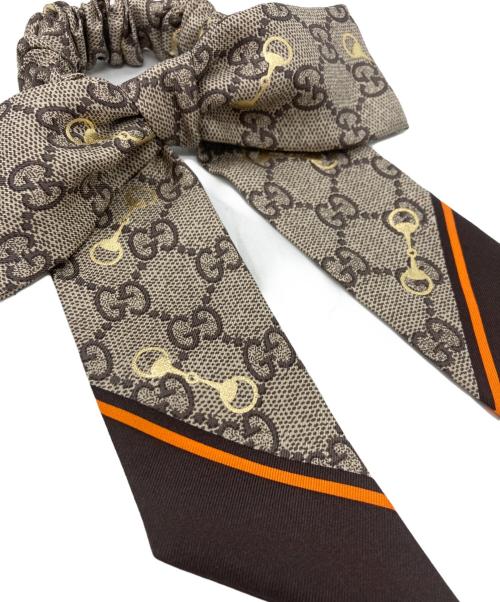 GUCCI（グッチ）GUCCI (グッチ) GG シルク シュシュ セットの古着・服飾アイテム