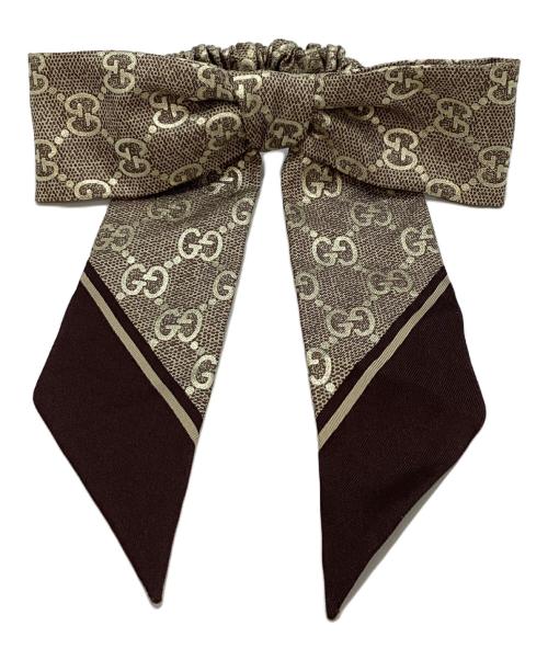 GUCCI（グッチ）GUCCI (グッチ) GG シルクジャカード シュシュの古着・服飾アイテム