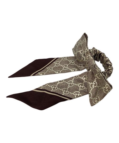 GUCCI（グッチ）GUCCI (グッチ) GG シルクジャカード シュシュの古着・服飾アイテム