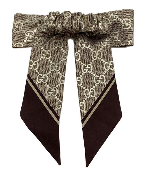 GUCCI（グッチ）GUCCI (グッチ) GG シルクジャカード シュシュの古着・服飾アイテム