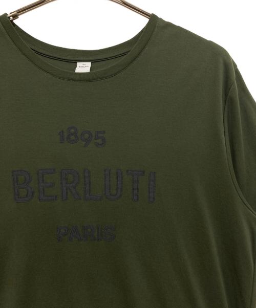Berluti（ベルルッティ）Berluti (ベルルッティ) Front Logo Tee オリーブ サイズ:XLの古着・服飾アイテム