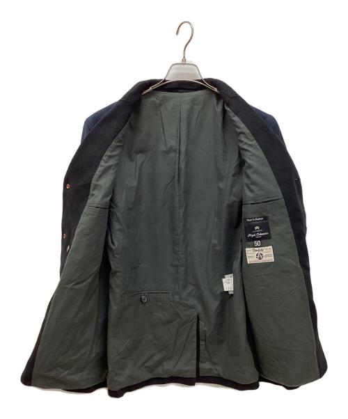 NIGEL CABOURN（ナイジェルケーボン）NIGEL CABOURN (ナイジェルケーボン) MALLORY CLASSIC LINEN JK  テーラードジャケット　 ブラック×ネイビー サイズ:50の古着・服飾アイテム