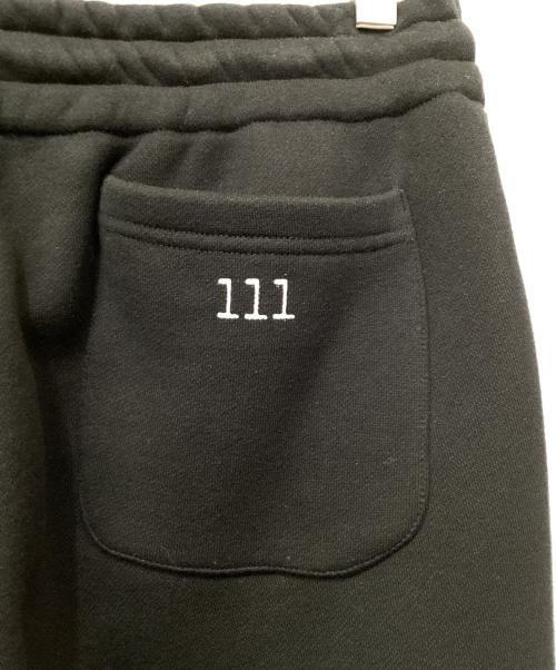 111（トリプルワン）111 (トリプルワン) スウェットパンツ ブラック サイズ:P-1の古着・服飾アイテム