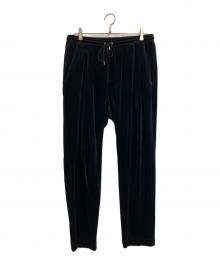 +CLOTHET（クロスクローゼット）の古着「スビンプラチナムベロアパンツ」｜ブラック