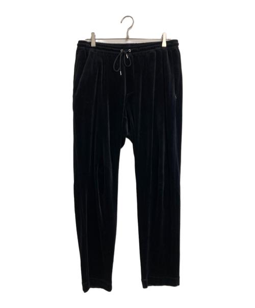 +CLOTHET（クロスクローゼット）+CLOTHET (クロスクローゼット) スビンプラチナムベロアパンツ ブラック サイズ:4の古着・服飾アイテム