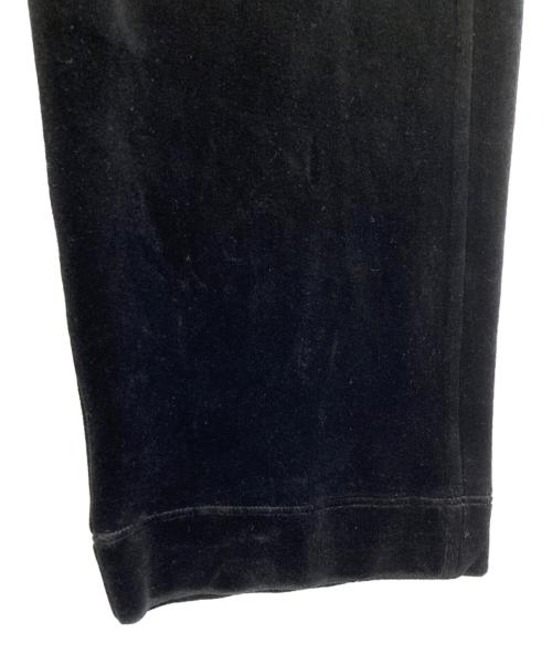 +CLOTHET（クロスクローゼット）+CLOTHET (クロスクローゼット) スビンプラチナムベロアパンツ ブラック サイズ:4の古着・服飾アイテム