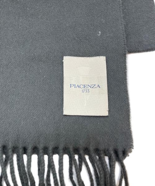 PIACENZA（ピアチェンツァ）PIACENZA (ピアチェンツァ) マフラー ブラック サイズ:-の古着・服飾アイテム