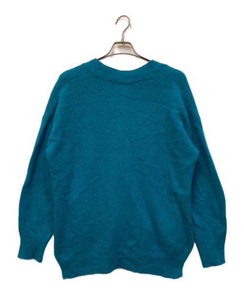 COLLAGE GALLARDAGALANTE（コラージュ ガリャルダガランテ）COLLAGE GALLARDAGALANTE (コラージュ ガリャルダガランテ) FOXカーディガン ブルー サイズ:SIZE Freeの古着・服飾アイテム