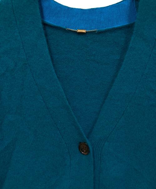 COLLAGE GALLARDAGALANTE（コラージュ ガリャルダガランテ）COLLAGE GALLARDAGALANTE (コラージュ ガリャルダガランテ) FOXカーディガン ブルー サイズ:SIZE Freeの古着・服飾アイテム