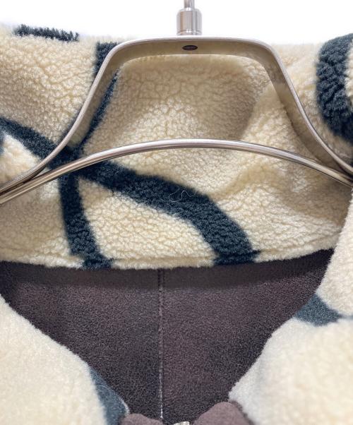 Ameri（アメリ）Ameri (アメリ) 2WAY REVERSIBLE BOA JACKET ブラウン×ベージュ サイズ:Fの古着・服飾アイテム