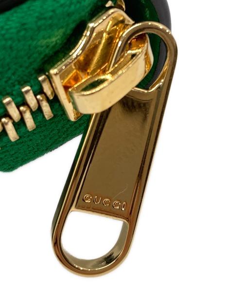GUCCI（グッチ）GUCCI (グッチ) ジップアラウンドウォレット/GGマトラッセ グリーンの古着・服飾アイテム
