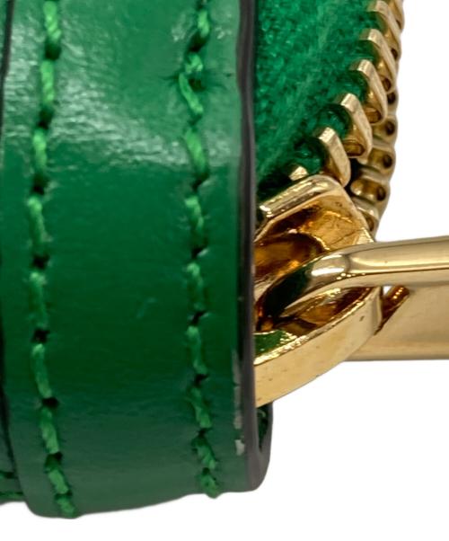 GUCCI（グッチ）GUCCI (グッチ) ジップアラウンドウォレット/GGマトラッセ グリーンの古着・服飾アイテム