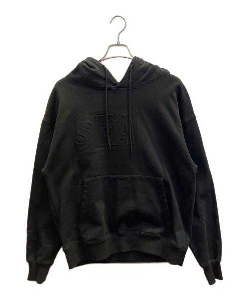WIND AND SEA（ウィンダンシー）WIND AND SEA (ウィンダンシー) EMBOSSED HOODIE ブラック サイズ:Мの古着・服飾アイテム