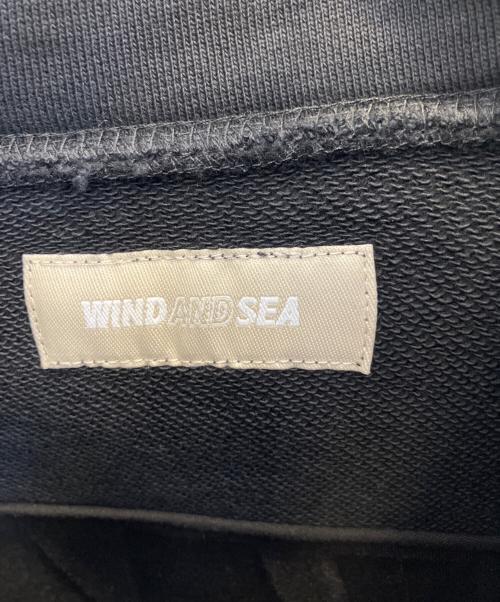 WIND AND SEA（ウィンダンシー）WIND AND SEA (ウィンダンシー) EMBOSSED HOODIE ブラック サイズ:Мの古着・服飾アイテム