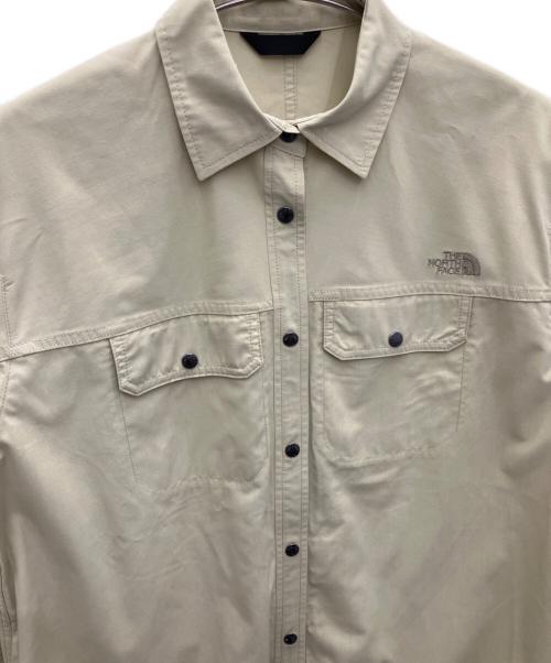 THE NORTH FACE（ザ ノース フェイス）THE NORTH FACE (ザ ノース フェイス) ファイヤーフライライトシャツ ベージュ サイズ:Lの古着・服飾アイテム