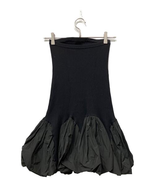 SORIN（ソリン）SORIN (ソリン) Rib Deformed Hem Bare Dress ブラック サイズ:38の古着・服飾アイテム