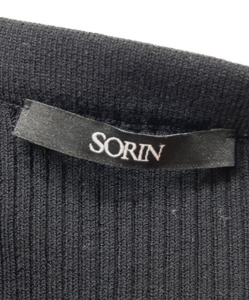SORIN（ソリン）SORIN (ソリン) Rib Deformed Hem Bare Dress ブラック サイズ:38の古着・服飾アイテム