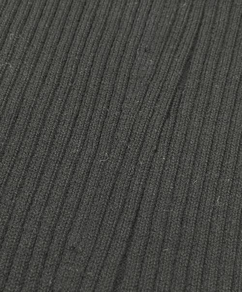 SORIN（ソリン）SORIN (ソリン) Rib Deformed Hem Bare Dress ブラック サイズ:38の古着・服飾アイテム