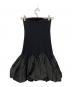 SORIN (ソリン) Rib Deformed Hem Bare Dress ブラック サイズ:38：6000円