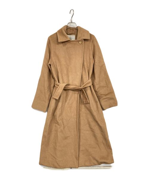 MaxMara（マックスマーラ）MaxMara (マックスマーラ) マニュエラ キャメルガウンコート キャメル サイズ:36の古着・服飾アイテム