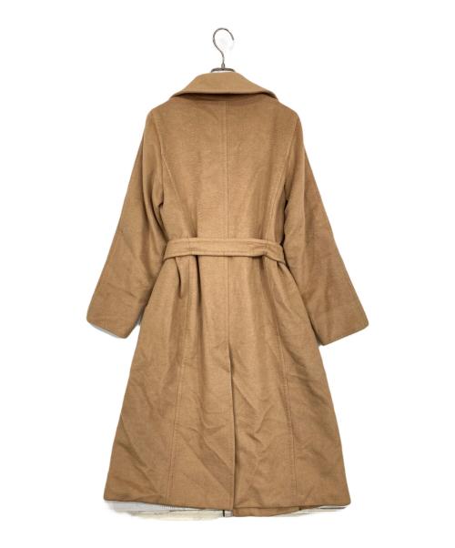 MaxMara（マックスマーラ）MaxMara (マックスマーラ) マニュエラ キャメルガウンコート キャメル サイズ:36の古着・服飾アイテム