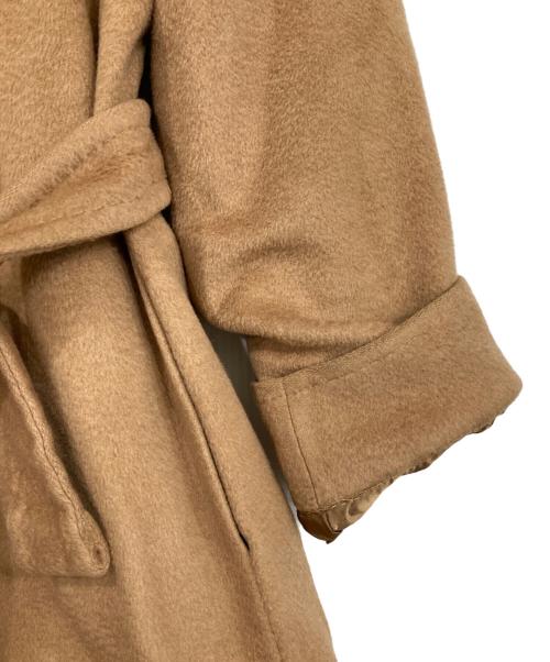MaxMara（マックスマーラ）MaxMara (マックスマーラ) マニュエラ キャメルガウンコート キャメル サイズ:36の古着・服飾アイテム
