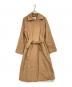 MaxMara（マックスマーラ）の古着「マニュエラ キャメルガウンコート」｜キャメル