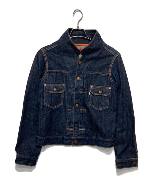 EVISU DONNA（エヴィスドンナ）EVISU DONNA (エヴィスドンナ) デニムジャケット インディゴ サイズ:5の古着・服飾アイテム
