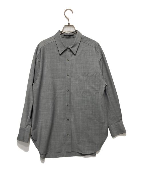 AP STUDIO（エーピーストゥディオ）AP STUDIO (エーピーストゥディオ) Grey wool SH/グレーウールシャツ グレー サイズ:表記無しの古着・服飾アイテム