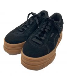 PUMA（プーマ）の古着「ローカットスニーカー」｜ブラック×ベージュ