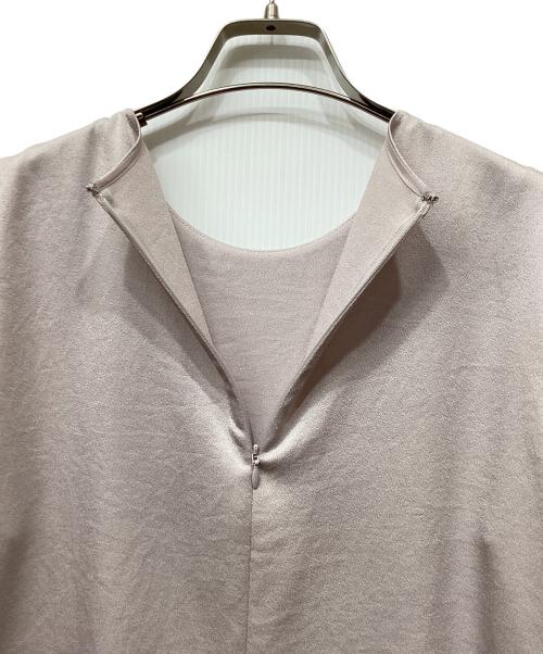 icB（アイシービー）icB (アイシービー) サテンクレープTブラウス ピンク サイズ:4の古着・服飾アイテム
