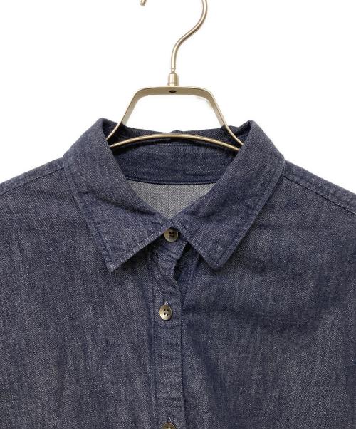 YANUK（ヤヌーク）YANUK (ヤヌーク) バックボタンシャツ インディゴ サイズ:Sの古着・服飾アイテム