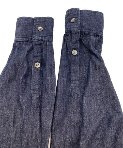 YANUK（ヤヌーク）YANUK (ヤヌーク) バックボタンシャツ インディゴ サイズ:Sの古着・服飾アイテム