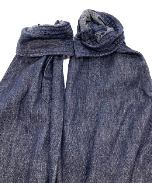 YANUK（ヤヌーク）YANUK (ヤヌーク) バックボタンシャツ インディゴ サイズ:Sの古着・服飾アイテム