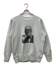 Champion REVERSE WEAVE×V.A.TOKYO（チャンピオン リバース ウィーブ）の古着「プリントスウェット」｜ミントグリーン