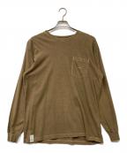 DESCENDANTディセンダント）の古着「PIGMENT DYE LS」｜ブラウン