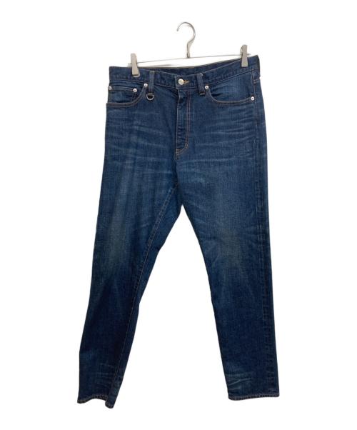 SOPHNET.（ソフネット）SOPHNET. (ソフネット) DAMAGED STRETCH DENIM TAPERED PANTS ブルー サイズ:Lの古着・服飾アイテム