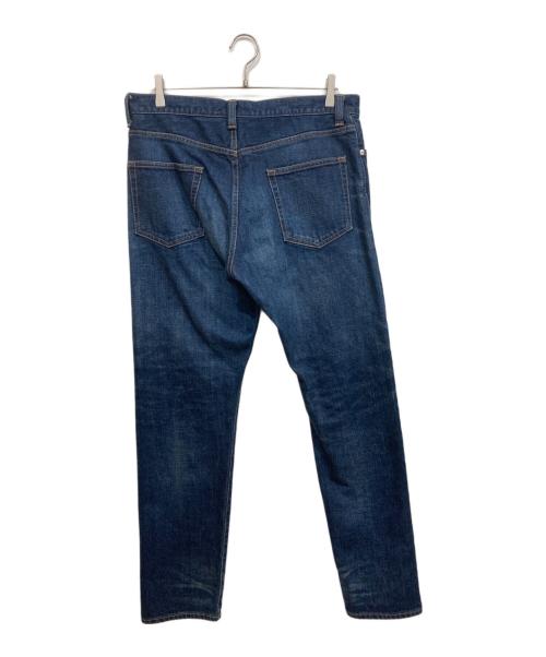 SOPHNET.（ソフネット）SOPHNET. (ソフネット) DAMAGED STRETCH DENIM TAPERED PANTS ブルー サイズ:Lの古着・服飾アイテム