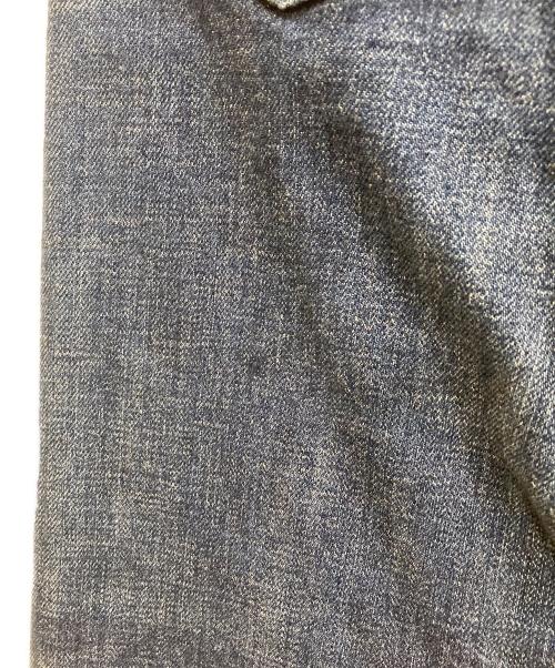 SOPHNET.（ソフネット）SOPHNET. (ソフネット) DAMAGED STRETCH DENIM TAPERED PANTS ブルー サイズ:Lの古着・服飾アイテム