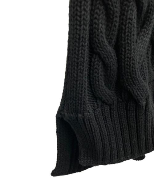 'S Max Mara（エスマックスマーラ）'S Max Mara (エスマックスマーラ) コットンケーブルベスト ブラック サイズ:Mの古着・服飾アイテム
